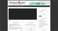 Desktop Screenshot of annuitybasics.com