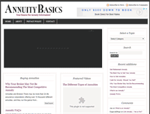 Tablet Screenshot of annuitybasics.com